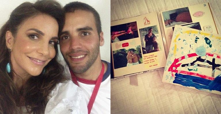 Ivete ganha diário de recordações de aniversário do marido Daniel Cady - Reprodução / Instagram