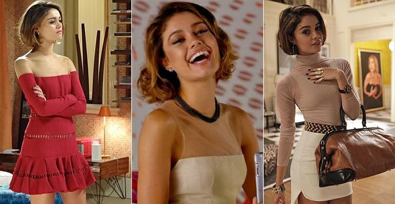 Looks de Amora (Sophie Charlotte) em 'Sangue Bom' - Reprodução / TV Globo