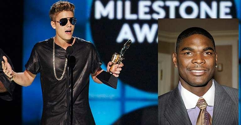 Justin Bieber foi perseguido por  Keyshawn Johnson, ex-astro do Chicago Bears - Reuters