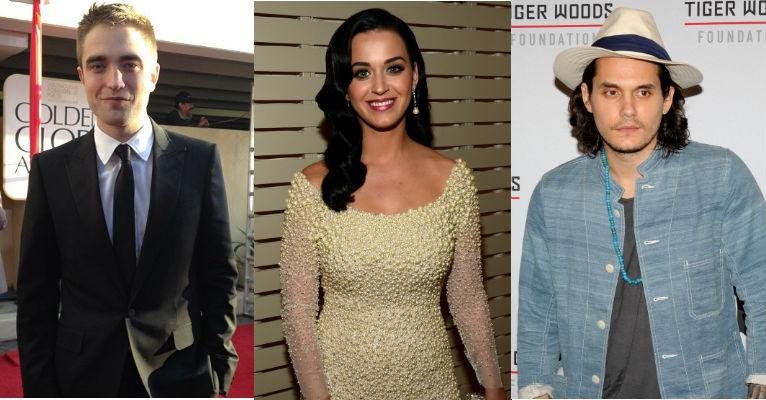 Robert Pattinso, Katy Perry e John Mayer estariam vivendo um triângulo amoroso? - Getty Images