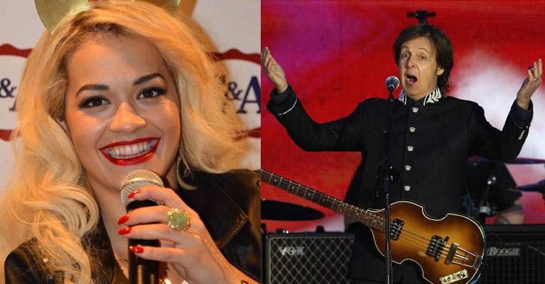 Rita Ora e Sir Paul McCartney usaram unhas de silicone quando estiveram no Brasil - Caio Duran / AgNews / Getty Images