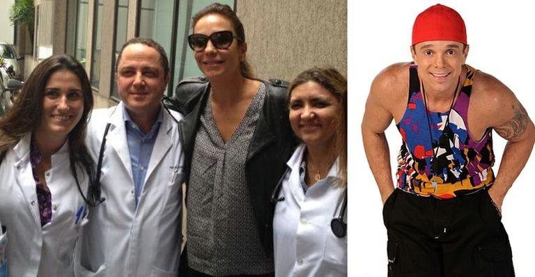 Ivete Sangalo visita o amigo Netinho no hospital - Fotomontagem