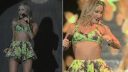 Claudia Leitte durante show em São Paulo - Francisco Cepeda/AgNews e Fred Pontes/Divulgação