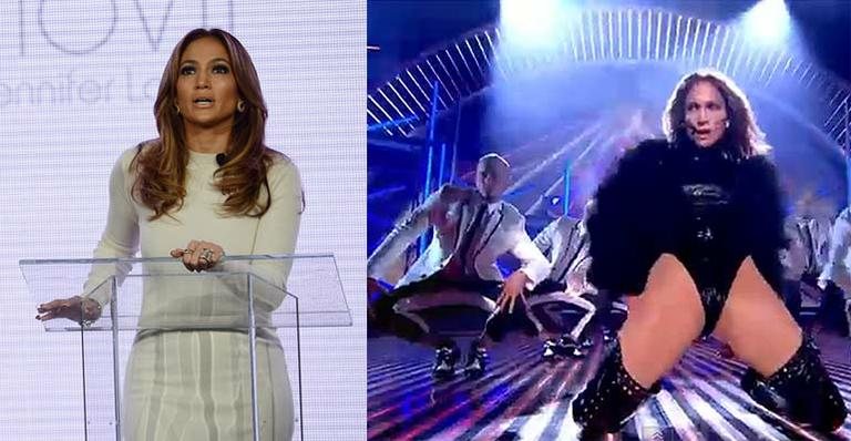 Jennifer Lopez no programa "Britain's Got Talent" - Getty Images/Reprodução Youtube