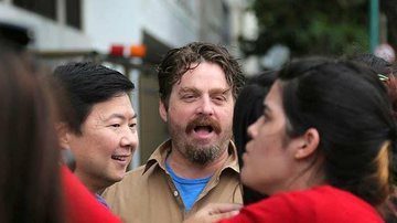 Ken Jeong e Zach Galifianakis conversam com fãs no Rio - André Freitas/AgNews