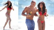 Mel B comemora aniversário com o marido Stephen Belafonte na praia do Malibu - Grosby Group