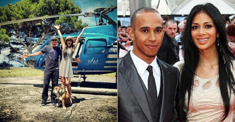 Lewis Hamilton e Nicole Scherzinger - Instagram e Getty Images