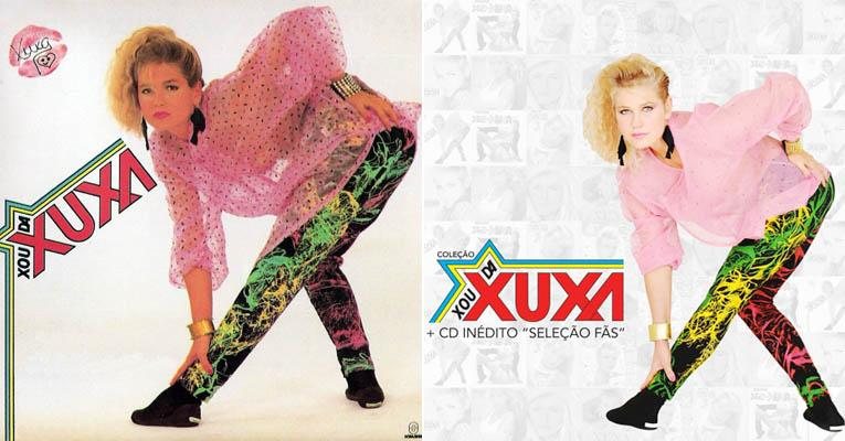 Xuxa refaz pose polêmica na capa de sua nova coletânea - Fotomontagem