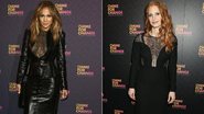 Jennifer Lopez e Jessica Chastain usam vestidos parecidos da grife Gucci - Getty Images