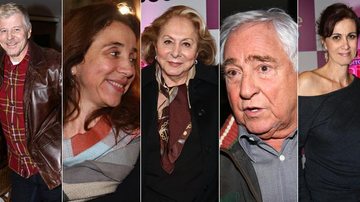 Miguel Falabella, Marisa Orth, Aracy Balabanian, Luis Gustavo e Márcia Cabrita: Elenco de 'Sai de Baixo' se reúne em São Paulo - Léo Franco/AgNews