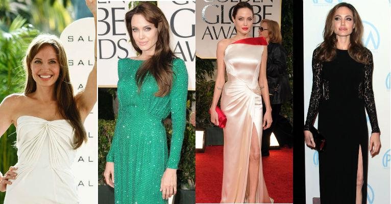 Angelina Jolie sempre aparece estonteante no Tapete Vermelho - Getty Images