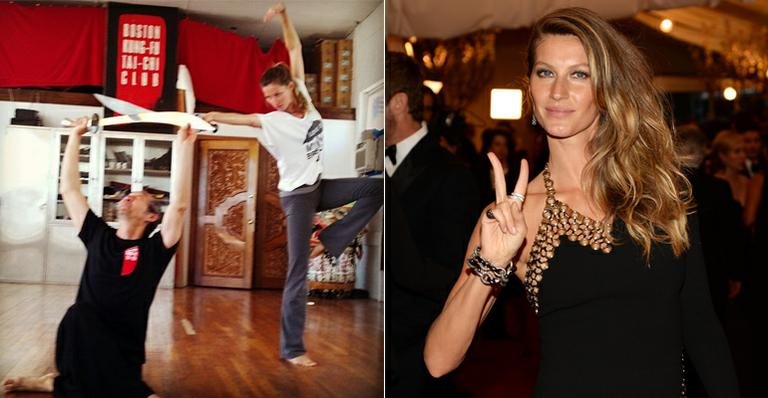 Gisele Bündchen mostra aula de Kung Fu - Instagram/Reprodução e Getty Images