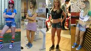 Os looks de Fatinha (Juliana Paiva) em 'Malhação' - Reprodução / TV Globo