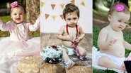 Um doce colorido, um bebê e muita farra. Esse é segredo dos chamados Smash The Cake, ensaios onde o grande barato é "destruir" um bolo de aniversário - Lais Guadanhim, Elaine Regina e Materna Photos