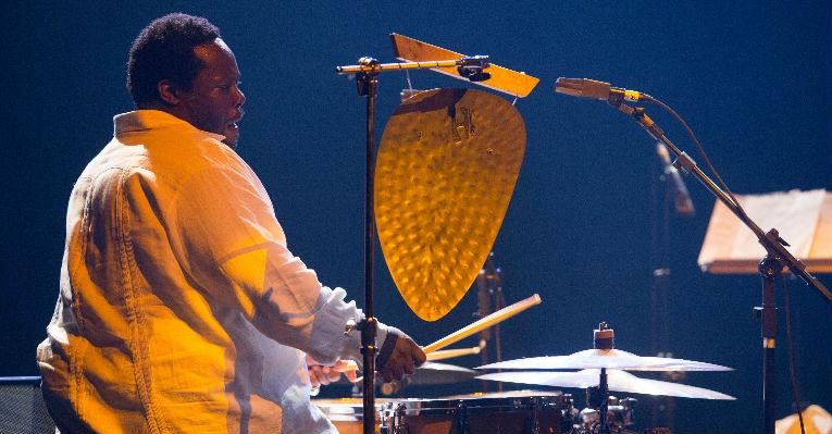 Johnathan Blake durante apresentação em São Paulo no BMW Jazz Festival - Marcos Hermes/ Divulgação