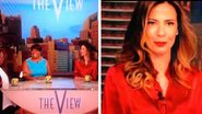 Luciana Gimenez participa do programa The View, da rede ABC - Reprodução/TV