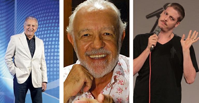 Festival de humor Risadaria homenageará Carlos Alberto de Nóbrega e fará debate sobre TV Pirata. - Samuel Chaves/S4 Photopress, Divulgação/TV Globo e André Muzell / AgNews