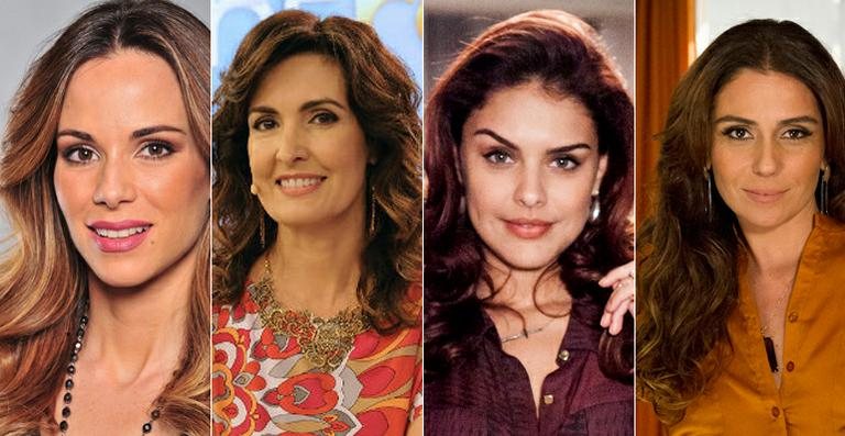 Ana Furtado, Fátima Bernardes, Paloma Bernardi e Giovanna Antonelli - Reprodução / TV Globo