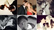 Confira 20 beijos de casais famosos neste Dia dos Namorados - Fotomontagem