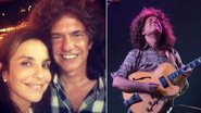 A cantora Ivete Sangalo foi ao show de Pat Metheny em Salvador e publicou uma foto com o guitarrista nas redes sociais - Foto-montagem