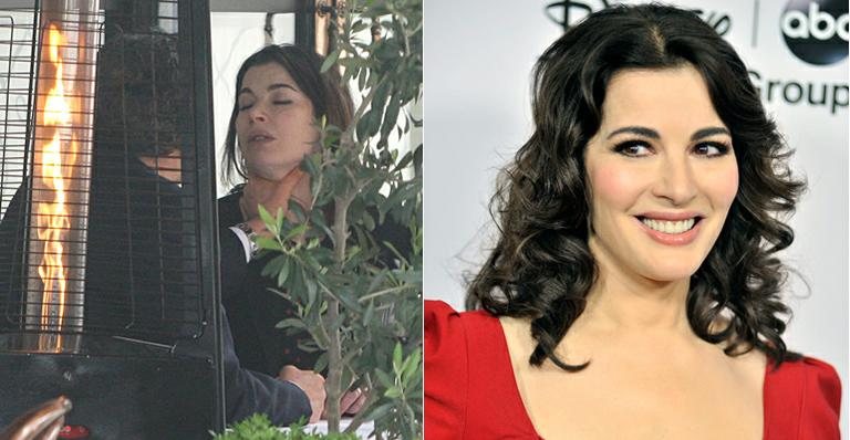 Nigella Lawson foi agredida pelo marido - People/Reprodução e Getty Images