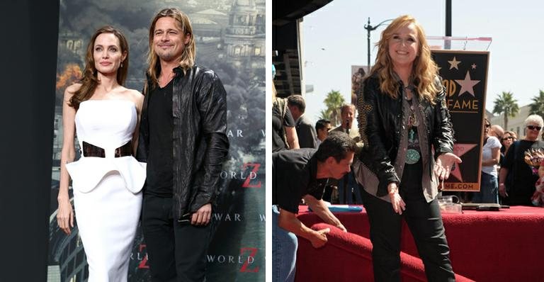 Brad Pitt e Angelina Jolie em polêmica com Melissa Etheridge - Getty Images