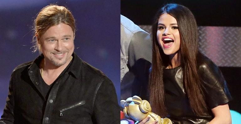 Brad Pitt e Selena Gomez - Getty Images