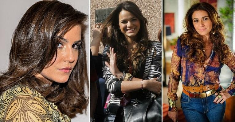 Deborah Secco, Bruna Marquezine e Giovanna Antoneli são fãs do megahair - AgNews/Divulgação