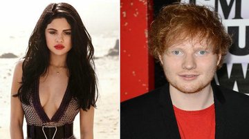 Selena Gomez estaria namorando com Ed Sheeran - Elle/Reprodução;Getty Images