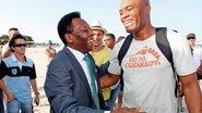 Anderson Silva e Pelé se conhecem - Marcos Pinto