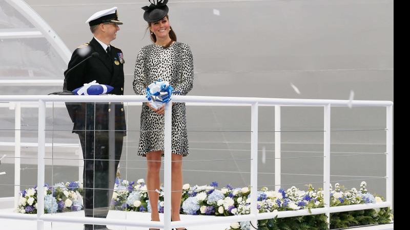 Batismo de navio em homenagem à Kate Middleton - Reuters