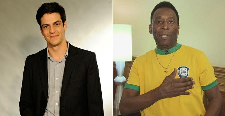 Mateus Solano rebate declaração de Pelé - TV Globo e Reprodução