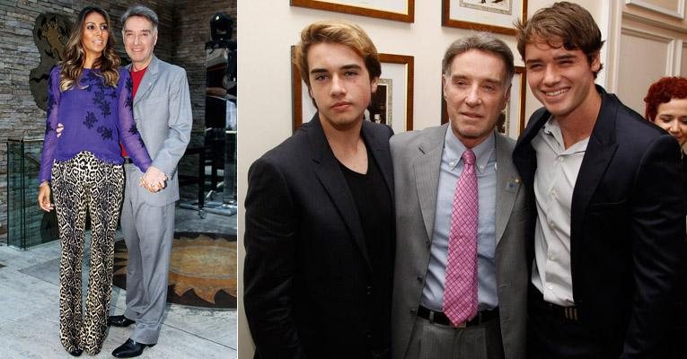 Eike Batista, que já é pai de  Thor e Olin, ganha o primeiro filho com Flávia Sampaio - Fotomontagem