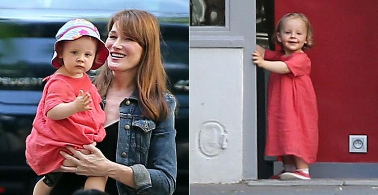 Carla Bruni e a filha Giulia - Grosby Group