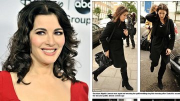 Nigella Lawson aparece sem maquiagem e sem aliança - Getty Images/ Reprodução - DailyMail