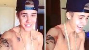 Justin Bieber posta vídeo sob efeito de álcool - Reprodução/Instagram