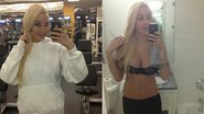 Amanda Bynes antes da cirurgia para retirar os implantes nos seios - Reprodução / Twitter