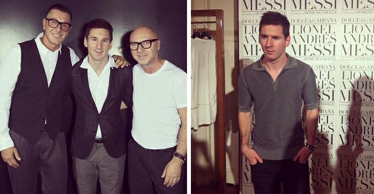 Lionel Messi com Dolce e Gabbana - Reprodução/Instagram