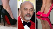 Christian Louboutin, o estilista dos sapatos de sola vermelha explica o aumento nos custos de produção - Getty Images/Foto montagem