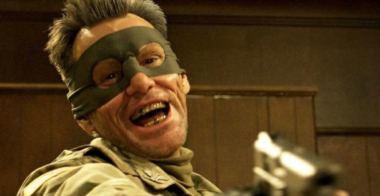 Jim Carrey como Colonel Stars em 'Kick-Ass 2' - Divulgação