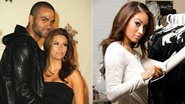 Tony Parker e Eva Longoria; Axelle Francine - Getty Images e Facebook