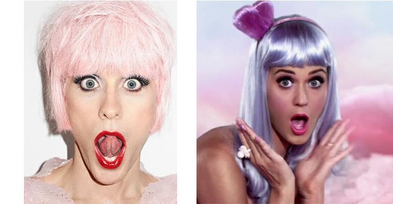 Jared Leto fica igual a Katy Perry - Reprodução - Terry Richardson's Diary / Divulgação