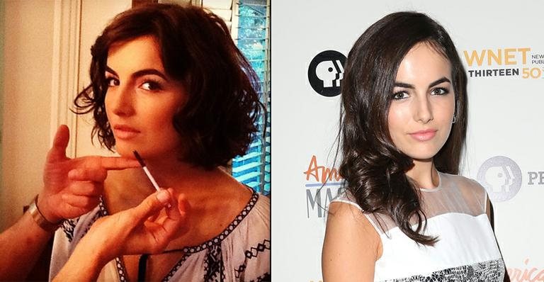 Novo look de Camilla Belle - Reprodução/Instagram; Getty Images