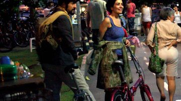 Leíticia Sabatella e Fernando Alves Pinto - Photo Rio News