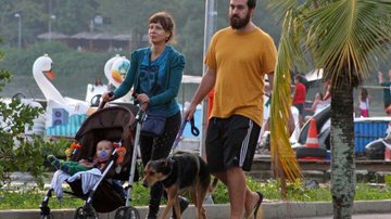 Katiuscia Canoro e família - Gil Rodrigues/JC Pereira/Foto Rio News