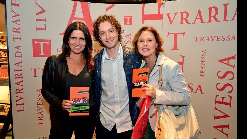 Malu Mader, Vicente Villari e Louise Cardoso. - André Muzell / AgNews