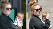 Adele com o filho Angelo - Grosby Group