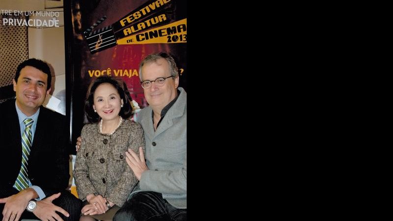 Carlos Antunes, Chieko Aoki e Ricardo Ferreira. - Jerome Sainte-Rose