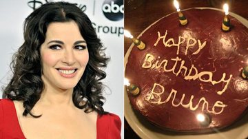 Nigella Lawson volta ao Twitter para mostrar bolo de aniversário do filho - Getty Images e Twitter/Reprodução