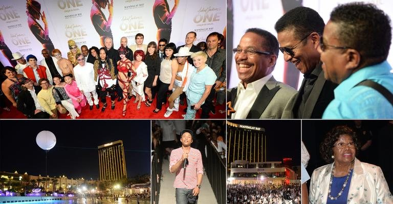 Estreia do espetáculo 'Michael Jackson ONE' em Las Vegas - Getty Images/Foto montagem